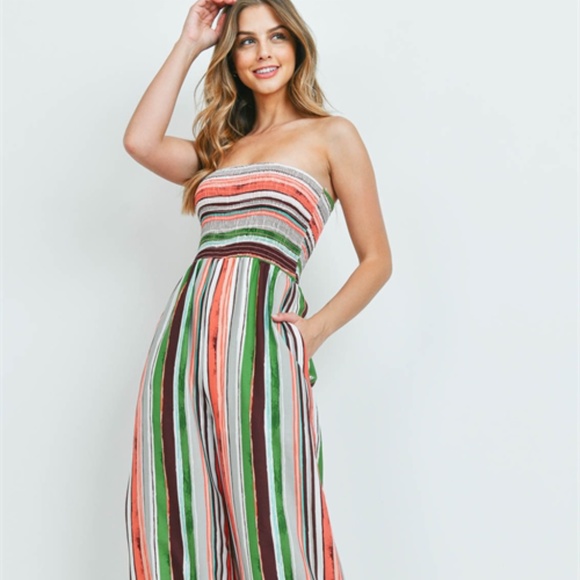 Striped Jumpsuit - Picture 5 of 10